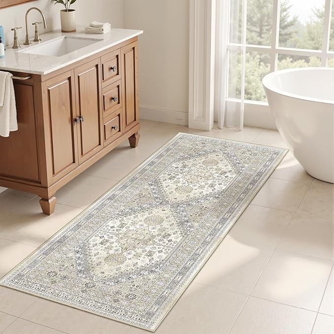 2x5 Rug Runner Washable for Entryway, Soft Bathroom Rugs - Image 5