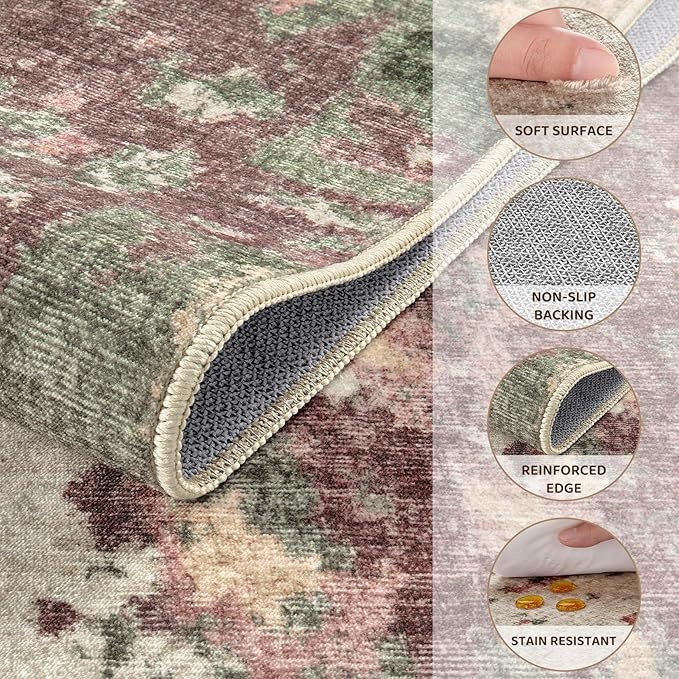 UERMEI 9x12 Area Rug Living Room Rugs - Image 7
