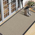 Smiry Front Door Mat Outside Entrance, Heavy Duty Natural Rubber Doormat by Smiry