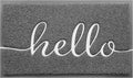 BeneathYourFeet Door Mat, Welcome Mat Low Profile Front Doormat Non Slip Mats by BeneathYourFeet