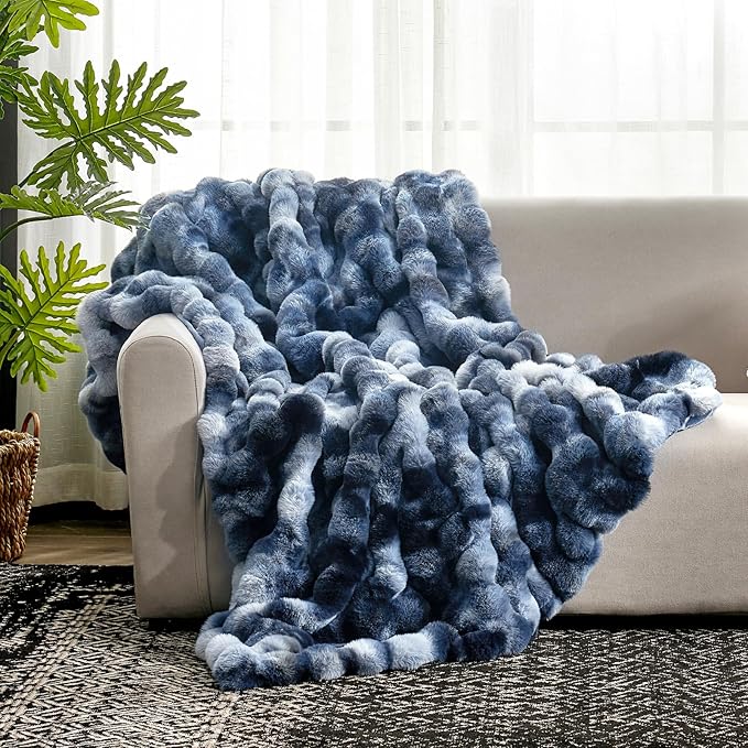 Cozy Bliss Faux Fur Throw Blanket - Image 2