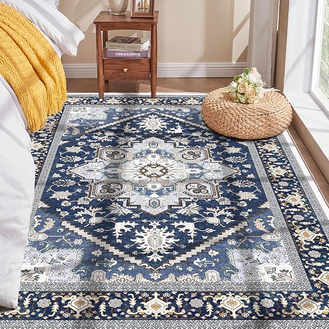 OPPODREAM Soft Area Rugs 4x6, Low-Pile Washable Rugs 4x6 by OPPODREAM