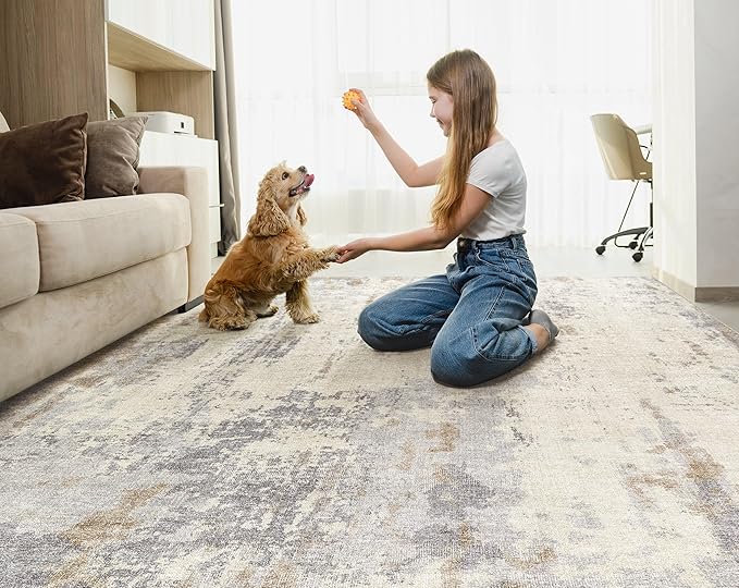 UERMEI 5x7 Area Rug Living Room Rugs - Image 3