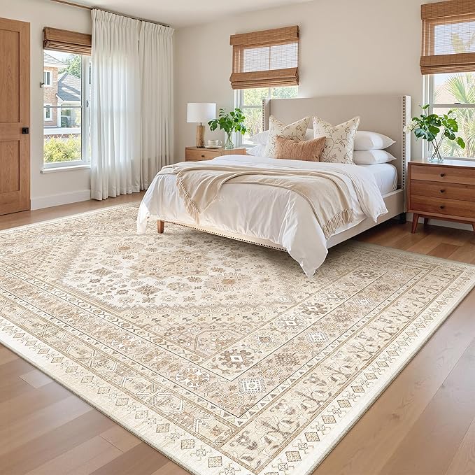 zesthome 10x12 Area Rugs, Stain Resistant Washable Rug, Ultra-Thin Rugs - Image 9