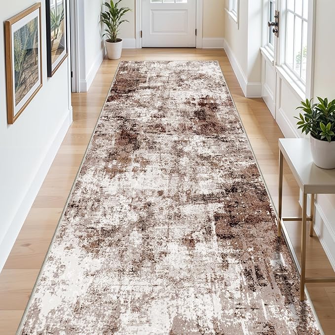 4x12 Runner Rug for Wide Hallway: Long Washable Runners for Entryway Living - Image 2
