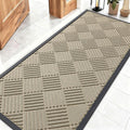 OLANLY Front Door Mat Outside Entrance 59x23, Heavy Duty Sturdy Natural Rubber by OLANLY