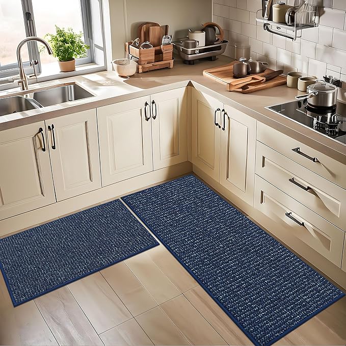 BEQHAUSE Kitchen Rugs 24"x36", Non-Slip Kitchen Mats - Image 8