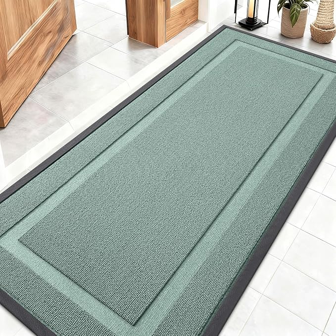 OLANLY Front Door Mat Indoor Outdoor Entrance, Waterproof All-Season, by OLANLY