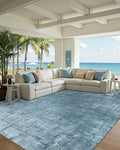 Latte&Fog 6x9 Area Rugs for Living Room Bedroom, Boho Non Slip Low Pile Carpet by LatteFog