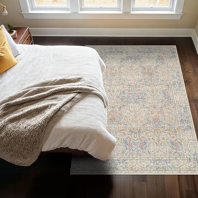 Washable Dining Room Rugs, 6x9 Area Rug - Image 3