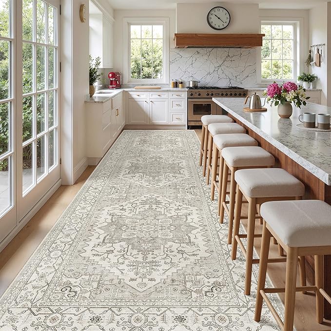 Madane 4x12 Wide Hallway Runners: Washable 12ft Runner Rug - Image 3