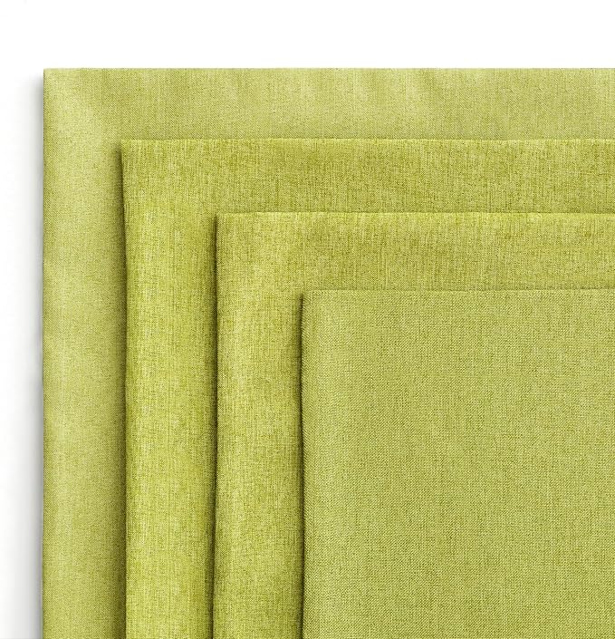 MIULEE Pack of 4 Decorative Outdoor Throw Pillow Covers Linen Waterproof Pillow - Image 5