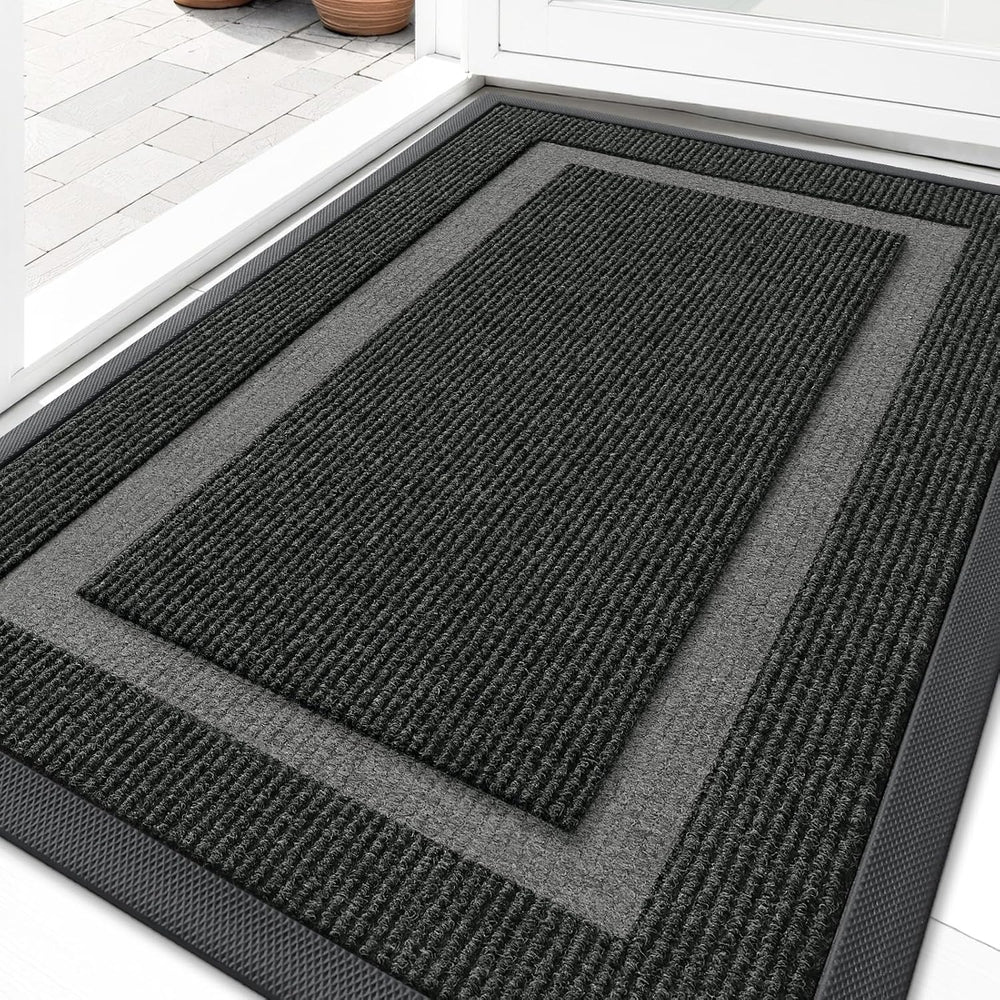 OLANLY Front Door Mat Indoor Outdoor Entrance, Waterproof All-Season,