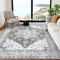 AMADA HOMEFURNISHING 5x7 Area Rugs, Washable Living Room Rug Low-Profile by AMADAHOMEFURNISHING
