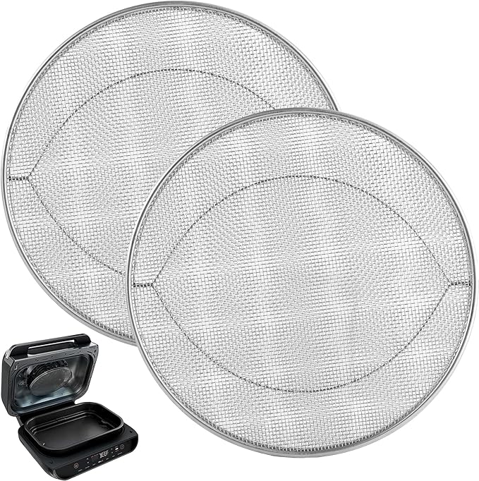 2-Pack Splatter Shield for Ninja FG551 DG551 BG500A Foodi Air Fryer Accessories by WEBROIL