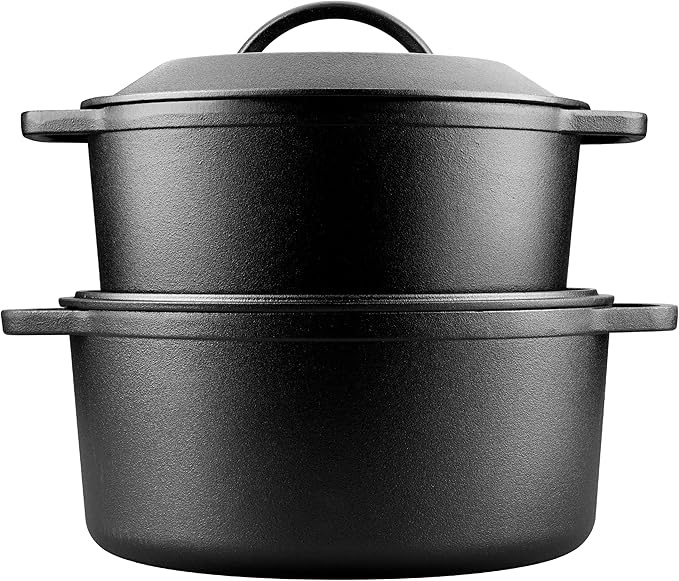 VORRINGARD Pre-Seasoned Cast Iron Dutch Oven - Image 8