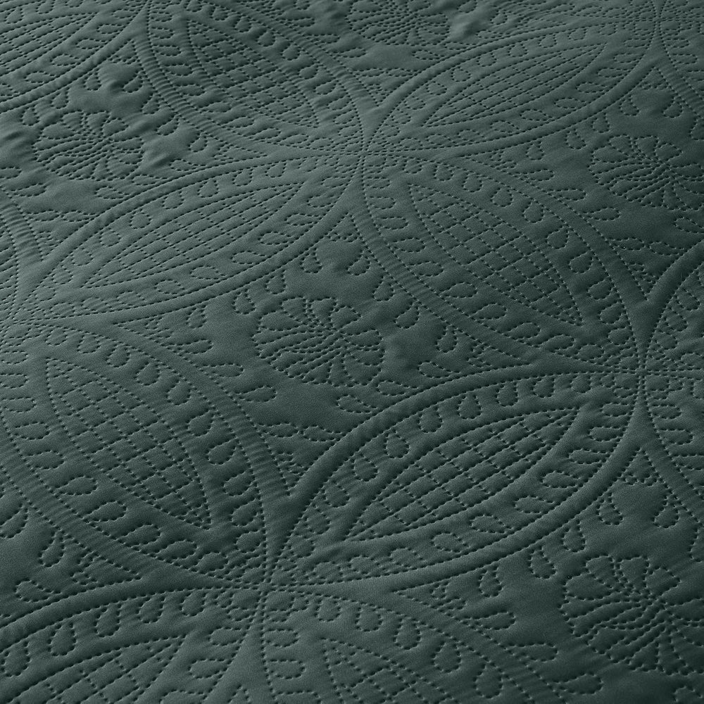 akkialla Forest Green King/Cal King Quilt Set,Ultrasonic Lightweight Bedsprea...