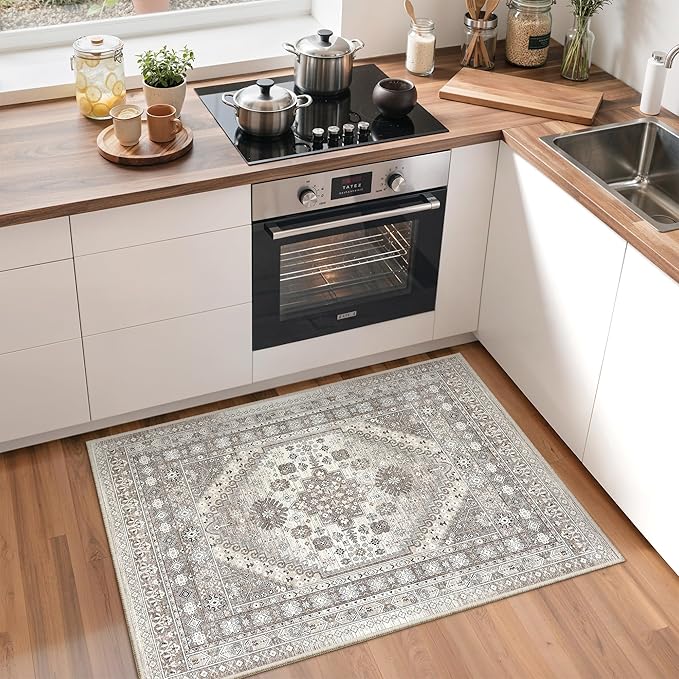 zesthome 2x3 Entryway Rug, Soft Washable Rugs, Non Slip Area Rug, Stain - Image 4