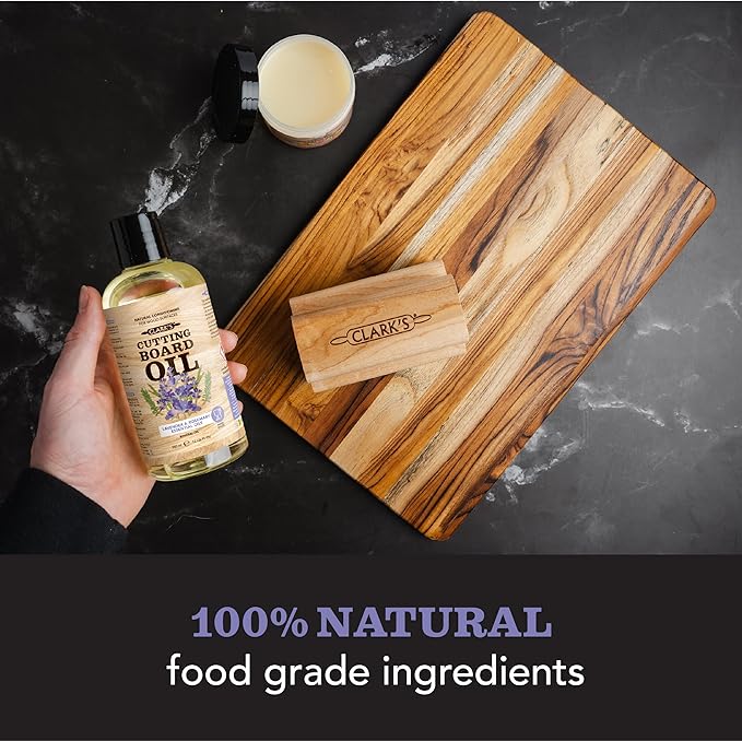 CLARK’S Cutting Board Oil and Wax Kit