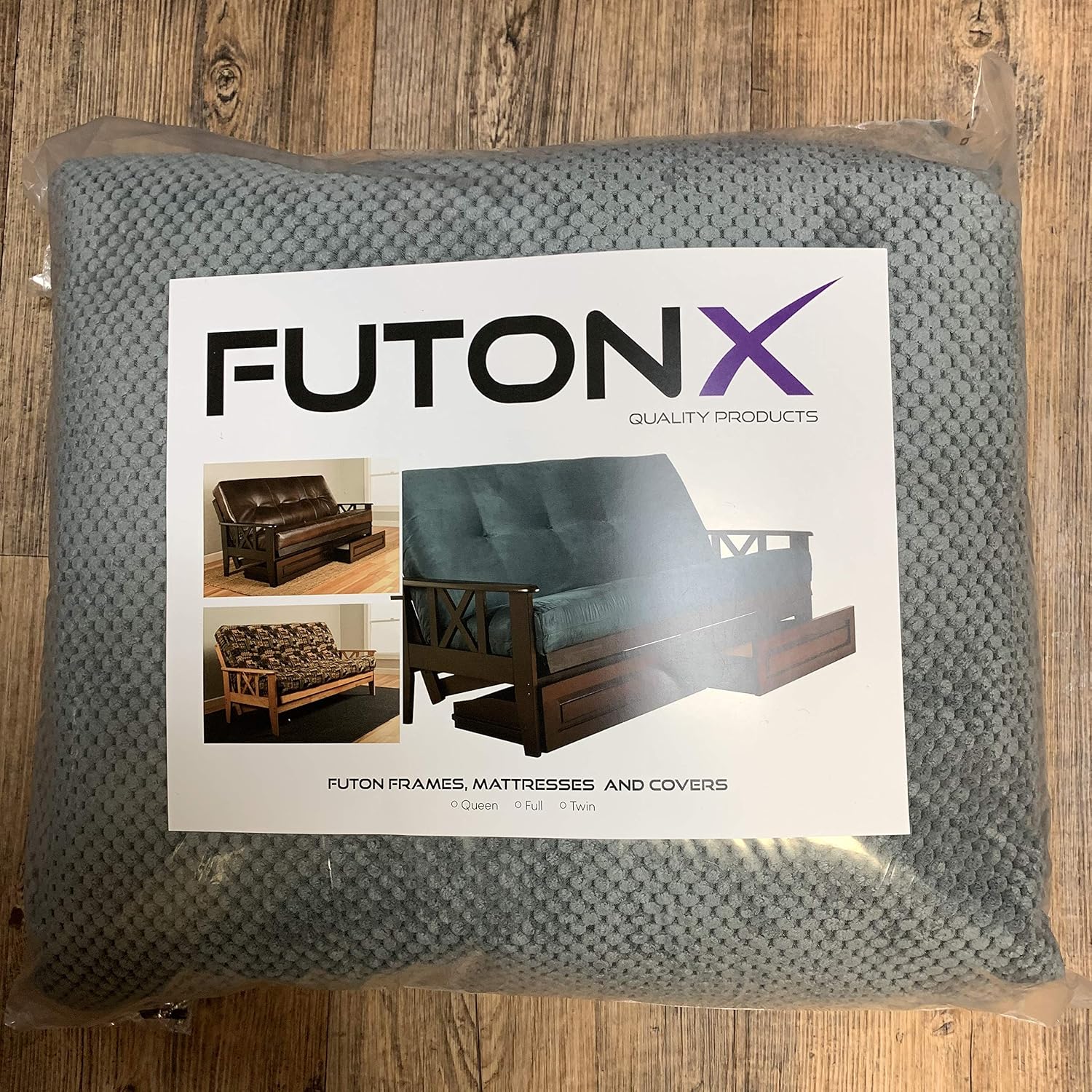 Pacific Coast Futon Cover Only Fits 6-8 inch Futons Mattress Full Size (Thunder)