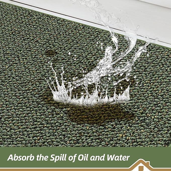BEQHAUSE Kitchen Rugs 32"x48", Non-Slip Kitchen Mats - Image 3