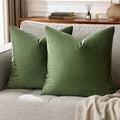 GIGIZAZA Pillow Covers 20x20 Velvet Decorative Pillows Sofa Couch Throw Pillow by GIGIZAZAFocusingonhomedecoration