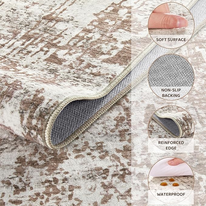UERMEI 5x8 Area Rug Living Room Rugs - Image 5