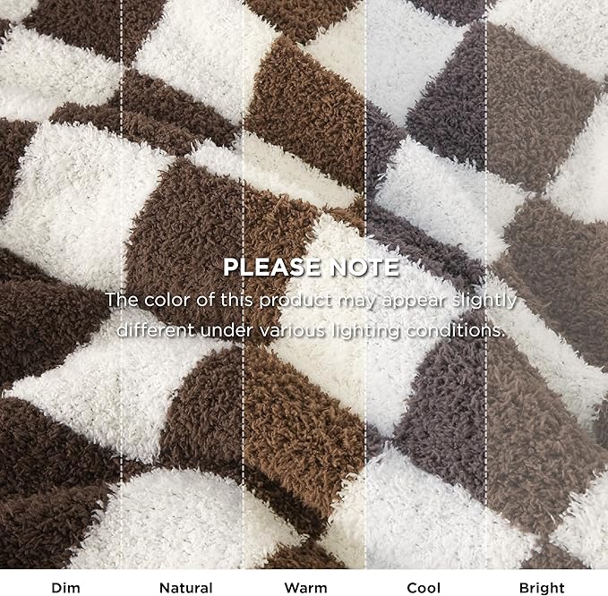 Bedsure GentleSoft Checkered Throw Blanket - Image 9