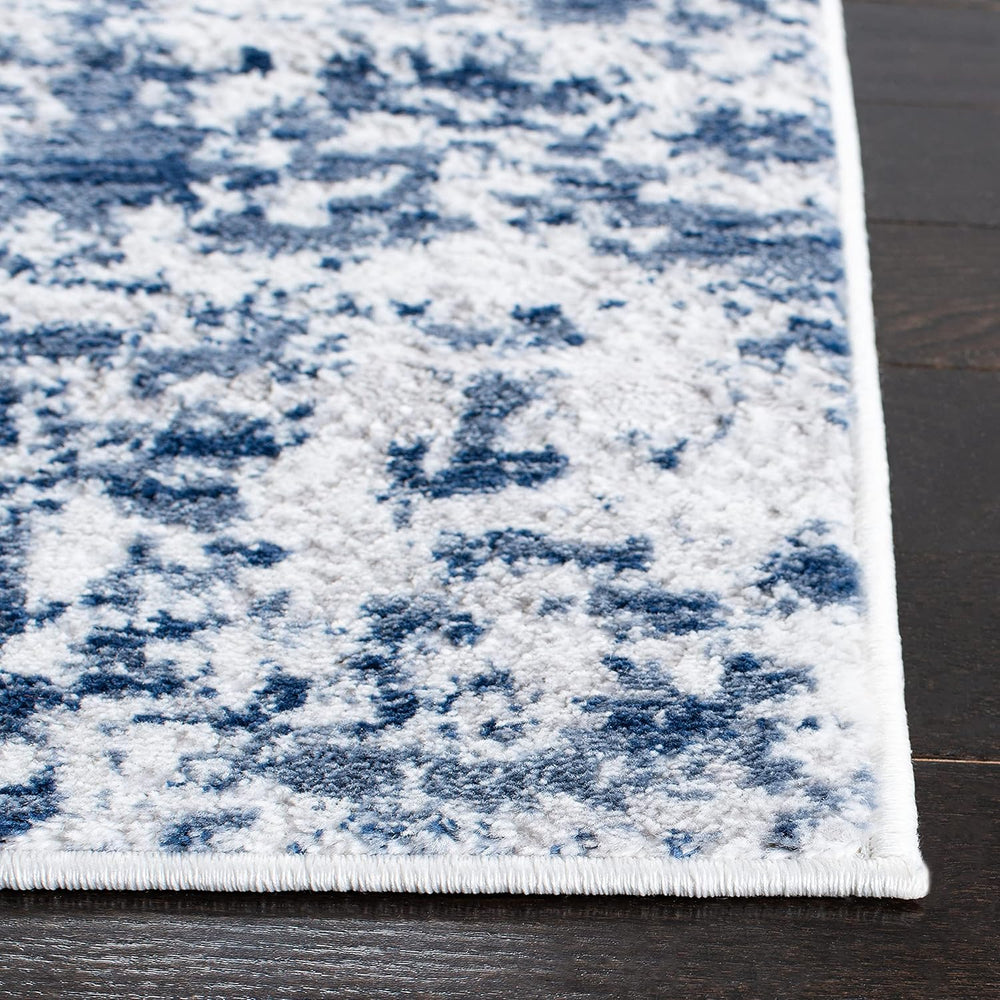 SAFAVIEH Amelia Area Rug 9'x12', Modern Navy & Grey ALA705N