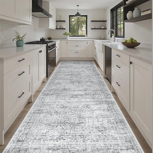 4x10 Wide Hallway Runner Rug: Washable Soft Rug Runners by Soalmost