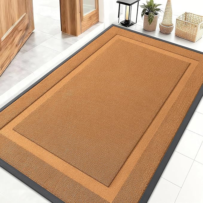OLANLY Front Door Mat Indoor Outdoor Entrance, Waterproof All-Season, by OLANLY