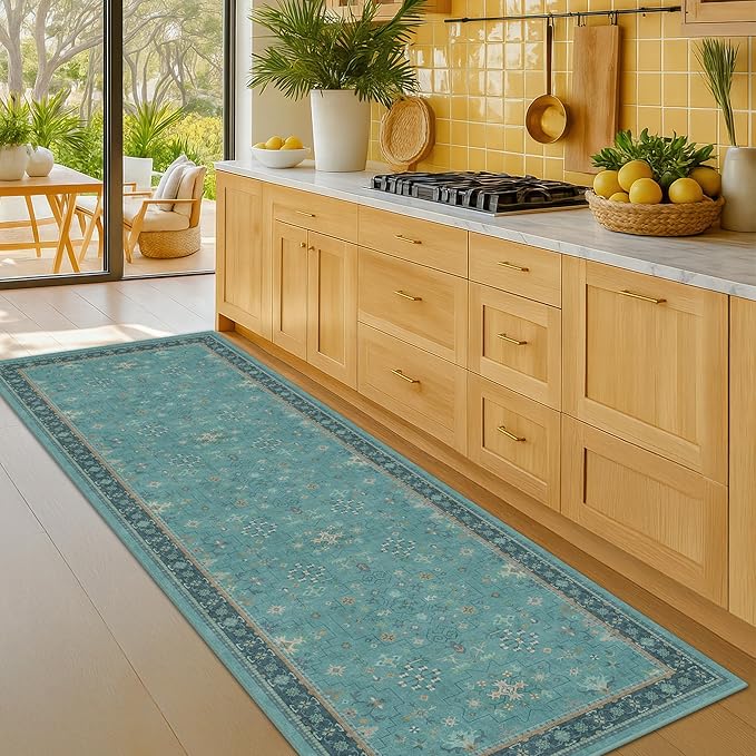 Boho 2'6"x8' Wide Hallway Runner Rugs - Image 3