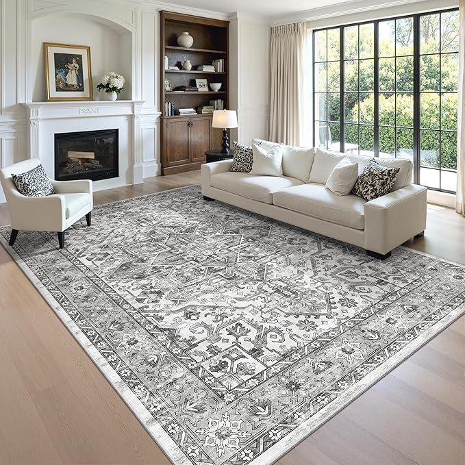 zesthome 8x10 Area Rugs for Living Room, Non-Slip Backing Washable Rugs - Image 4