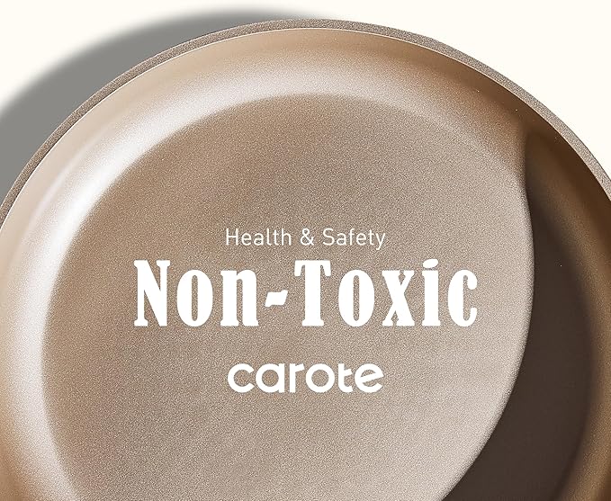 CAROTE 9.5'' and 11'' Nonstick Frying Pans Skillet, NonStick Fry Pan Egg Pan - Image 4