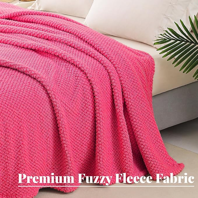 Whale Flotilla Extra Large Fuzzy Fleece Throw Blanket - Image 2
