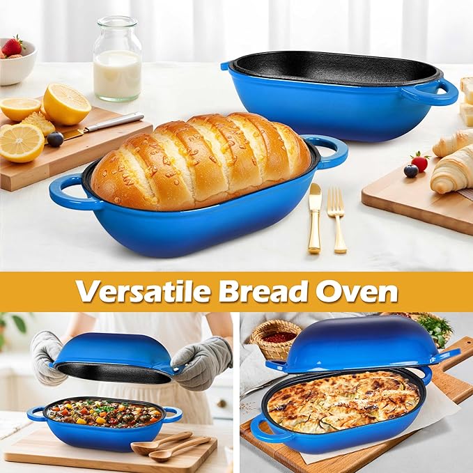 Homikit Enameled Cast Iron Dutch Oven