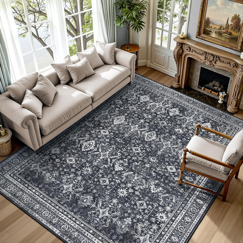 Lofus 5x7 Area Rug for Living Room, Soft Boho Carpets for Bedroom Dining Room