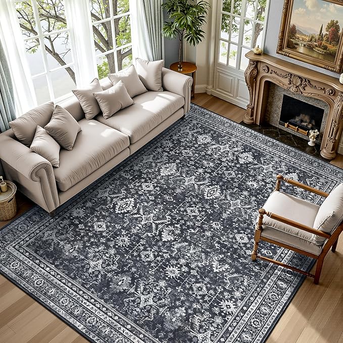 Lofus 5x7 Area Rug for Living Room, Soft Boho Carpets for Bedroom Dining Room by Lofus