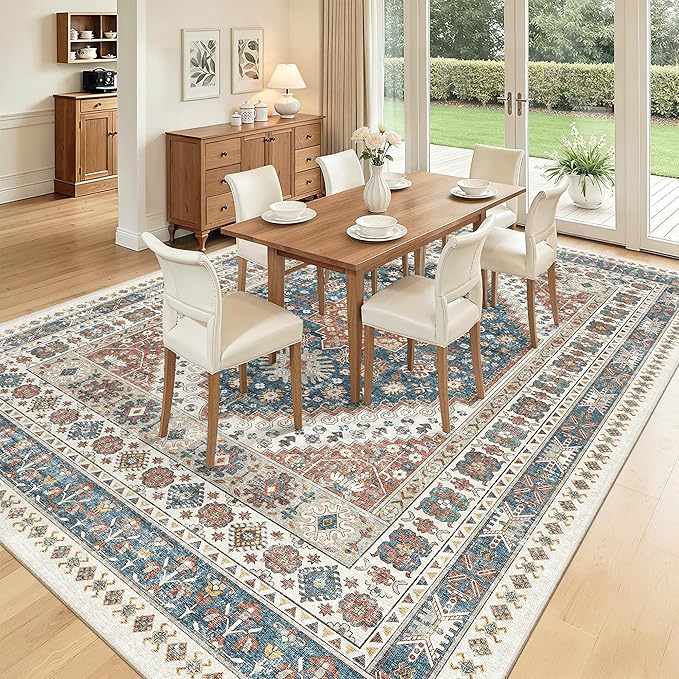Madane Washable Rug 8x10 Area Rugs - Image 4