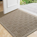 Mibao Front Door Mat Indoor Outdoor Entrance, Dirt Trapping Waterproof by Mibao