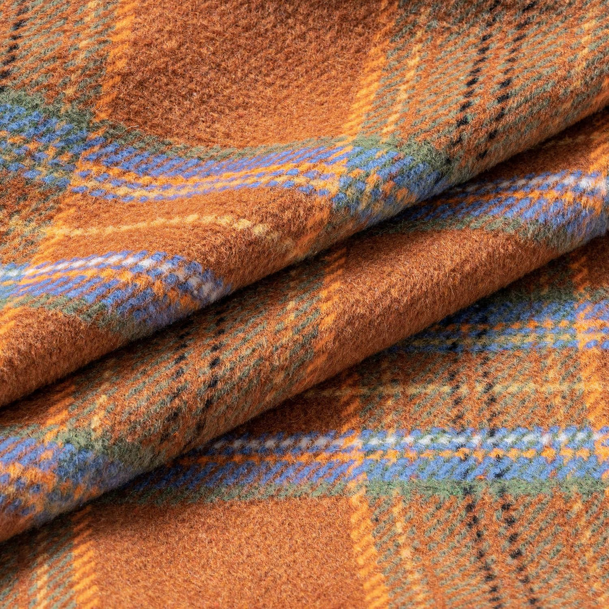 miulee fall plaid decorative pillow covers set of shown in use