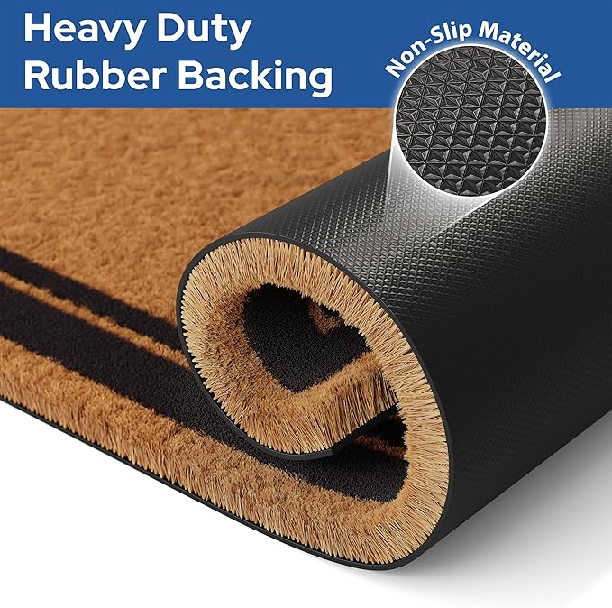 Barnyard Designs Natural Coco Coir Heavy Duty Backing Doormat - Image 6