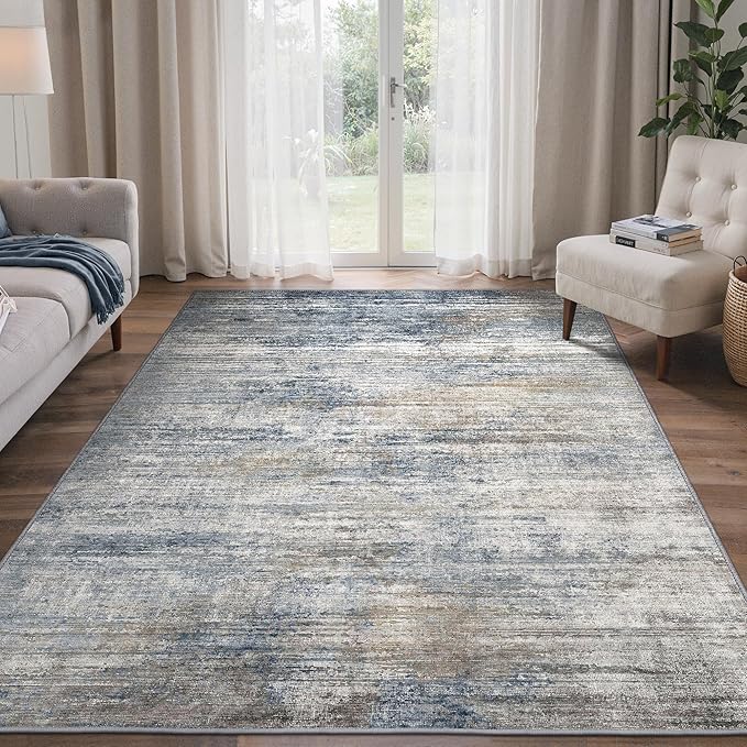 BEIMO Area Rugs 5x7 for Living Room Bedroom, Modern Abstract Machine Washable - Image 2