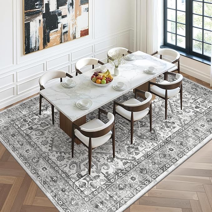 zesthome 8x10 Area Rugs for Living Room, Non-Slip Backing Washable Rugs - Image 8