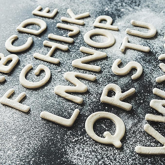 Alphabet Cookie Cutter Tool Set, Birthday Party Decorations - Image 3