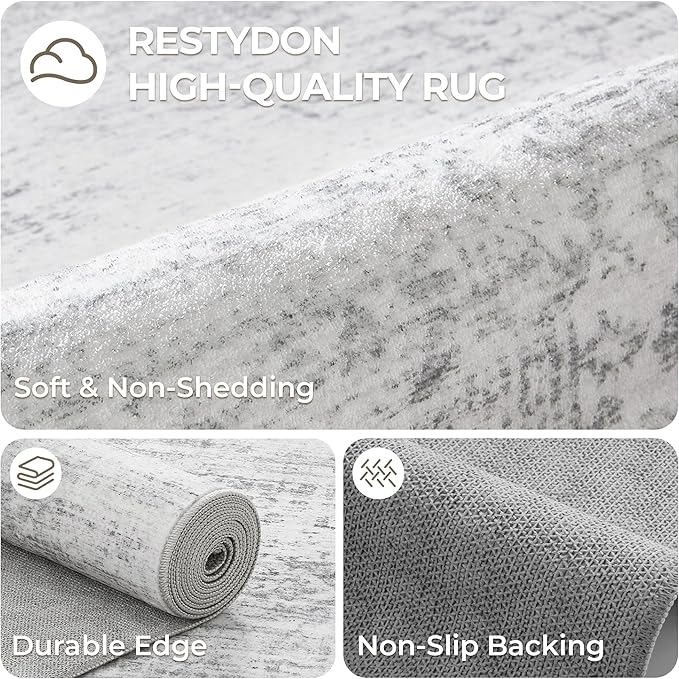 2x10 Runner Rug, Long Hallway Rugs - Image 7