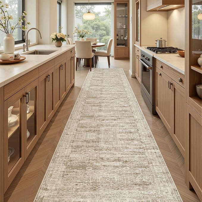 Runner Rug 2'x10' Washable Non-Slip Runner Rugs - Image 2