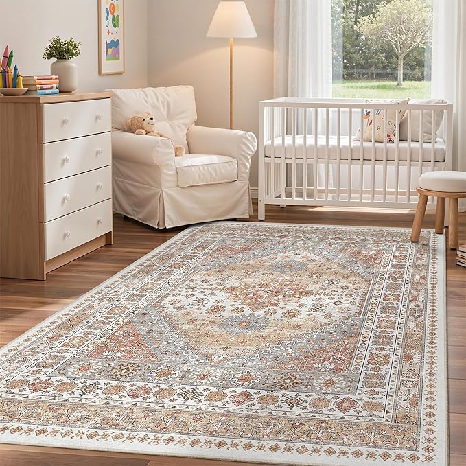 zesthome 3x5 Area Rug Ultra Soft Washable Rug, Non Slip Area Rug Indoor Entrance - Image 9