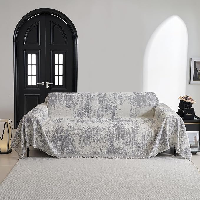 MYSKY HOME Couch Cover for Sectional Sofa Set Furniture Sofa Cover Washable for by MYSKYHOME