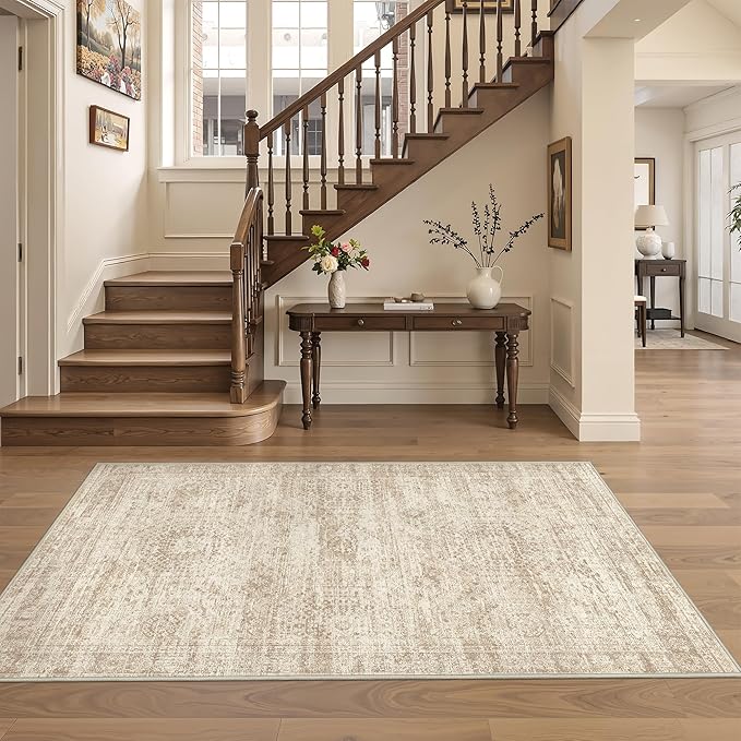 3x5 Washable Area Rug for Entryway, Soft Kitchen Rugs Non Slip for Dining Room - Image 4